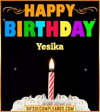GIF GiF Happy Birthday Yesika